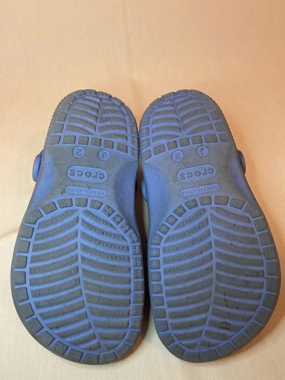 Kids Blue Clog Shoes with Cute Charms - Picture 6 of 7